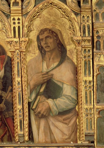 St. John the Evangelist (detail) by Carlo Crivelli